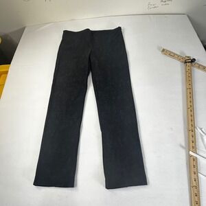 S&D Mandy Straight Leg Pants Black Size 8 Flat Front Zipper Closure Made in USA